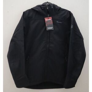 Moosejaw 7725968 Men's Sz Small Black Hooded Softshell Jacket